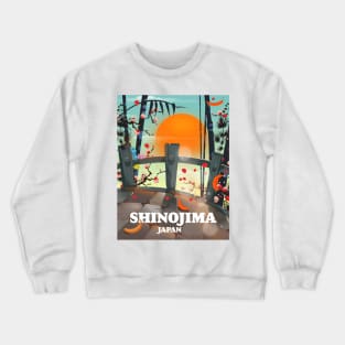 Shinojima Japan sunset Crewneck Sweatshirt